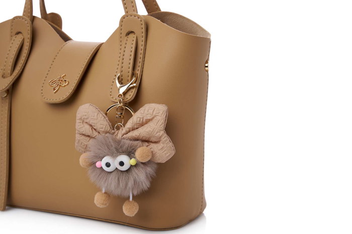 Lucky Bees Bolso de Hombro Camel Lucky Bees Bolso de Hombro Camel